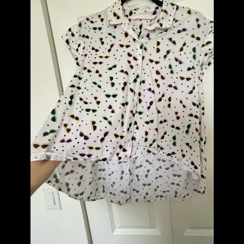 Zara Cap sleeve shirt - Picture 2 of 10